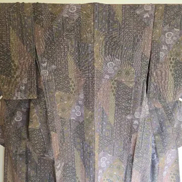 실크 울 기모노 코몬 화장 64 기장 160