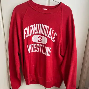vintage sweat 빨간색