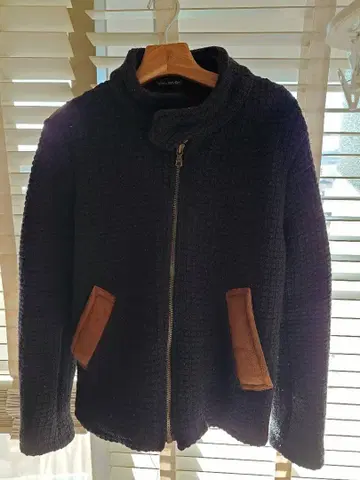 collection PRIVEE? 울 x 지프 가죽 자켓