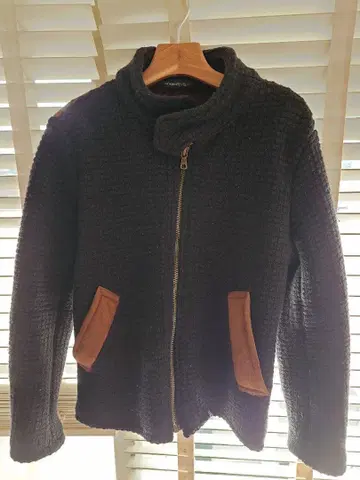 collection PRIVEE? 울 x 지프 가죽 자켓