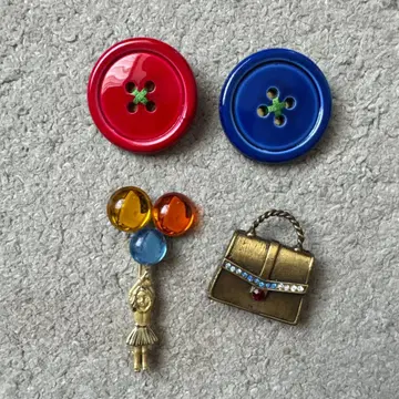 볼보네제 BORBNNESE 브로치 버튼형