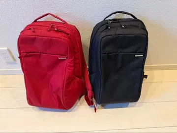 Incase 럭색 빨간색 블랙 2색 세트