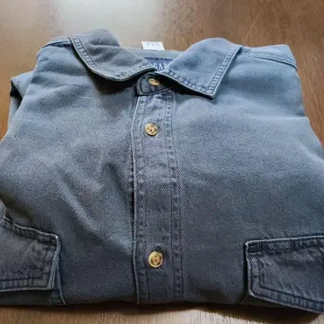 GAP XL 그레이 데님 셔츠