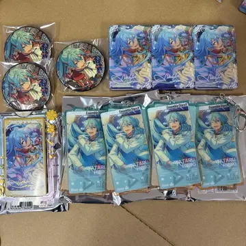 앙스타 중국 와타루 캔뱃지 키링 11개