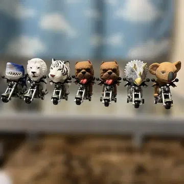 애니멀 라이더 7체 세트 (중복 포함)