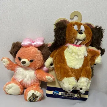 유니베어시티 유니베어 와플 봉제 인형 피피 플루토 택 포함