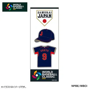 후쿠오카 소프트뱅크 호크스 슈토 유쿄 WBC 2023 핀 배지 세트