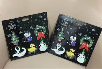 팀 버튼 나이트메어 비포 크리스마스 마그넷 세트 2개