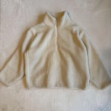 무인양품 하프 지퍼 보아 자켓 L