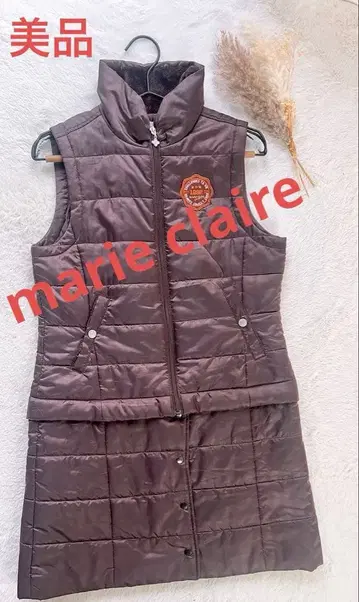 마리끌레르 퀼팅 충전솜 원피스 셋업 가을/겨울