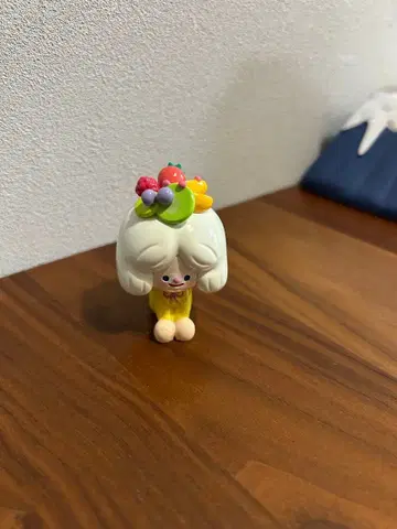 Rico 오후 티 시리즈 과일을 쓴 캐릭터 피규어