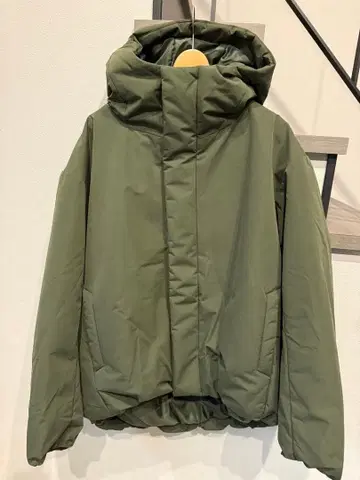 무인양품 워셔블 솜 후드 자켓 카키 XL 345107-396