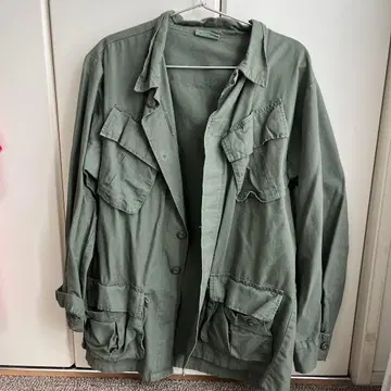 올리브 그린 밀리터리 자켓 SMALL