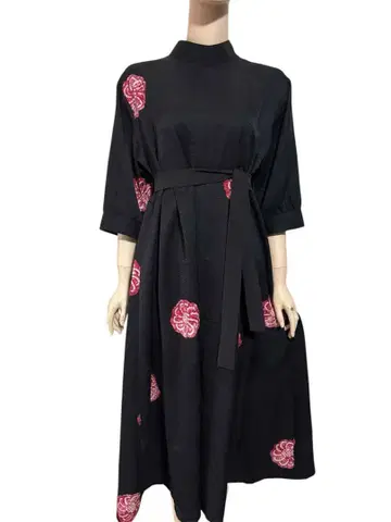 기모노 리메이크 원피스 순수 실크