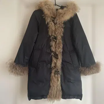 그레이스 콘티넨탈 퍼 후드 다운 자켓 36