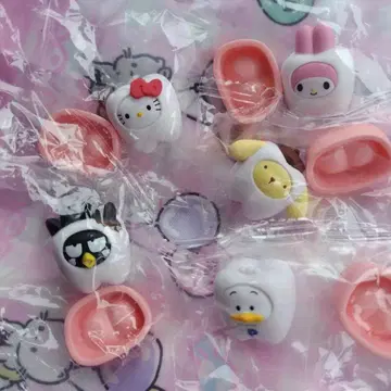 5종 산리오 다 같이 되자! 치아 가챠가챠