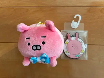 우라미치 선생님 토끼 봉제 인형 마스코트 러버 키링