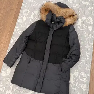 Address 퍼 트리밍 롱 다운 자켓