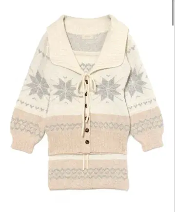 [정품] andmary Heart nordic cardiganset up