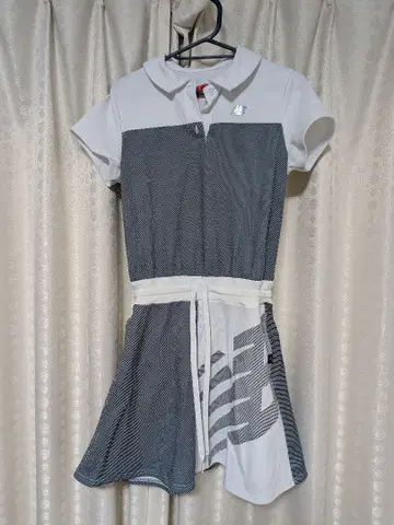 뉴발란스 폴로 원피스 화이트/그레이