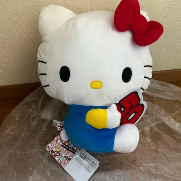 [ 새상품 택 포함 ] 헬로키티 LL 봉제 인형 50주년ver.
