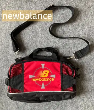 뉴발란스 숄더백 바디백 웨스트 파우치 블랙 레드