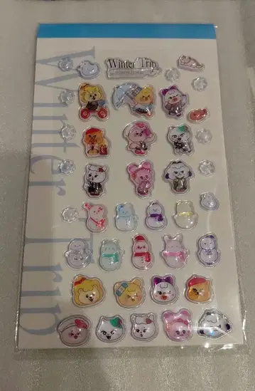 NiziU JYP POPUP 스토어 Nizoo 통통 스티커 씰