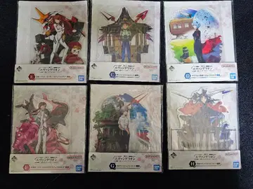 제일복권 에반게리온 우라 코드 더 비스트 비주얼 스탠드 6개 세트