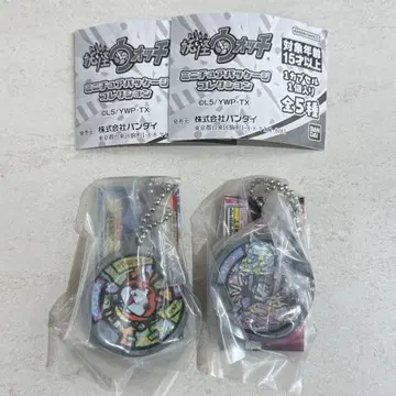 요괴워치 미니어처 패키지 컬렉션 메달 2개 세트