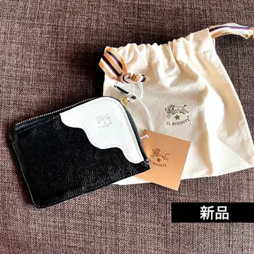 일비종떼 시티 웨스턴 미니 지갑 L자 코인 케이스 패치워크 블랙