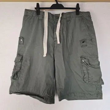 카고 숏팬츠 올리브 그린