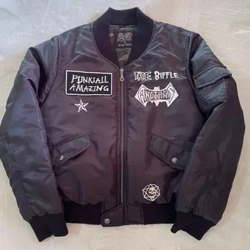 여성용 GLAD NEWS 충전솜 와펜 자켓