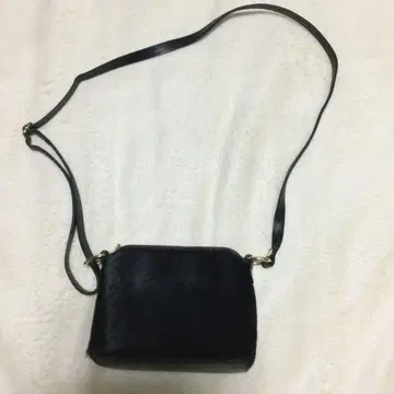 Laboratorio 블랙 가죽 숄더백 MILANO