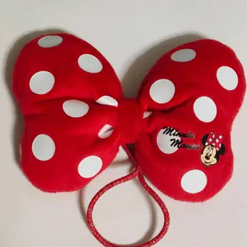 미니 마우스 물방울 패턴 헤어 액세서리