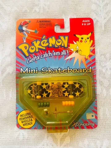 포켓몬 미국판 미니 스케이트보드 스케이트보드 윤겔라 초레어 완구