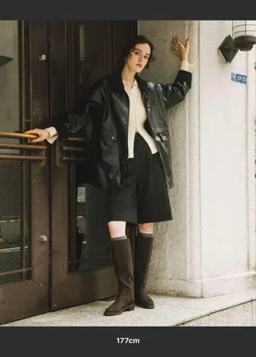 헌팅 자켓 가죽 자켓 센스 오브 플레이스