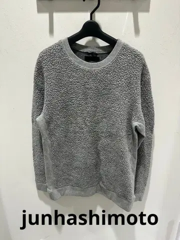 junhashimoto 그레이 크루넥 스웨터 남성용 사이즈 5