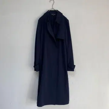 [ INDIVI ] 라이트 코트 롱 코트 스프링 코트 네이비