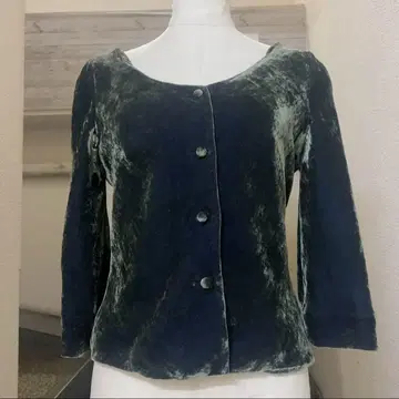 시빌라 벨로아 자켓 짙은 녹색 Sybilla