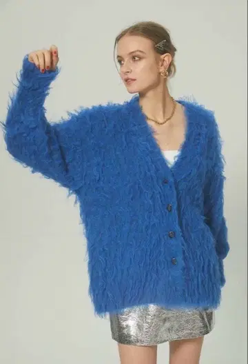 THE TOE Pigalle Shaggy Cardigan