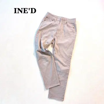 이네드 치노 팬츠 5 스트레이트 팬츠 그레이지 캐주얼