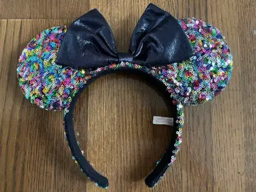 미니 마우스 머리띠 (스팽글) 컬러풀