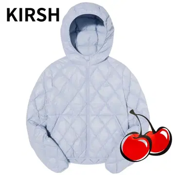 KIRSH 발수 가공 라이트 블루 퀼팅 다운 자켓 한국 한정판