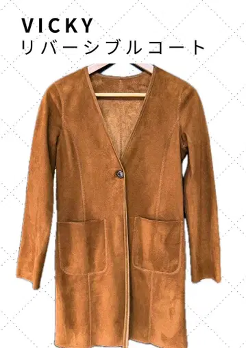 VICKY 리버서블 코트 S 사이즈