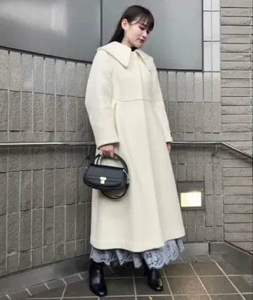 셀포드 빅 칼라 롱 코트