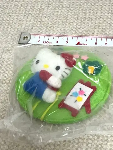 헬로키티 펠트 마스코트 키링 레트로 2001