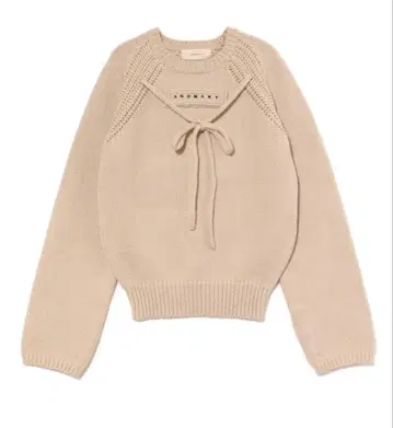 [정품] andmary Casey knit tops beige