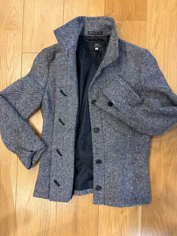 새상품급 INED 이네드 트위드 자켓 울 7호