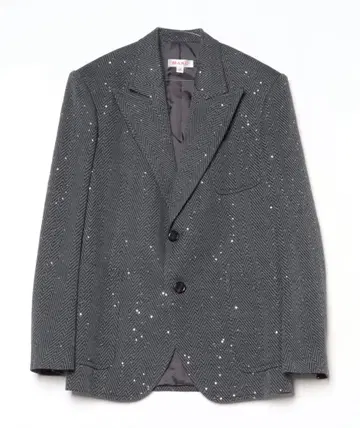 MASU 스파클링 테일러드 재킷 (그레이)