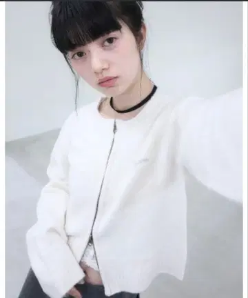 스미욘 더블 지퍼 니트